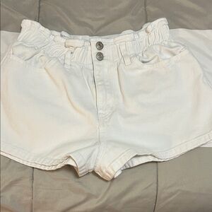 Forever 21 High Waist White Shorts